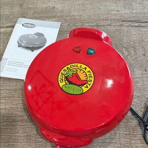 Nostalgia Red Quesadilla Maker